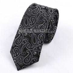 Paisley cravate pas cher  6cm de largeur étroite 