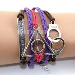 Harry Potter vente alphabétique bracelets menottes tricotés à la main