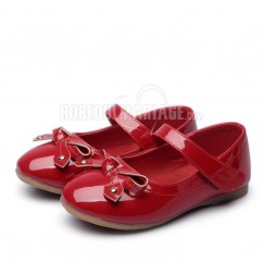 Chaussures de petite fille Empaigne en cuir 3 couleurs à choisir