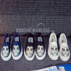 Chaussures en toile avec motif de Chat chaussure personnalisée