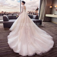 Nouveauté robe de mariée luxe robe A ligne en dentelle pas cher