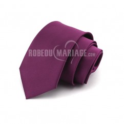  8cm cravate viollet  hommes s'habillent élégant professionnel