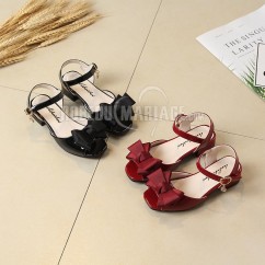 Chaussures de fille magnifique Empaigne en cuir vernis 3 couleurs à choisir